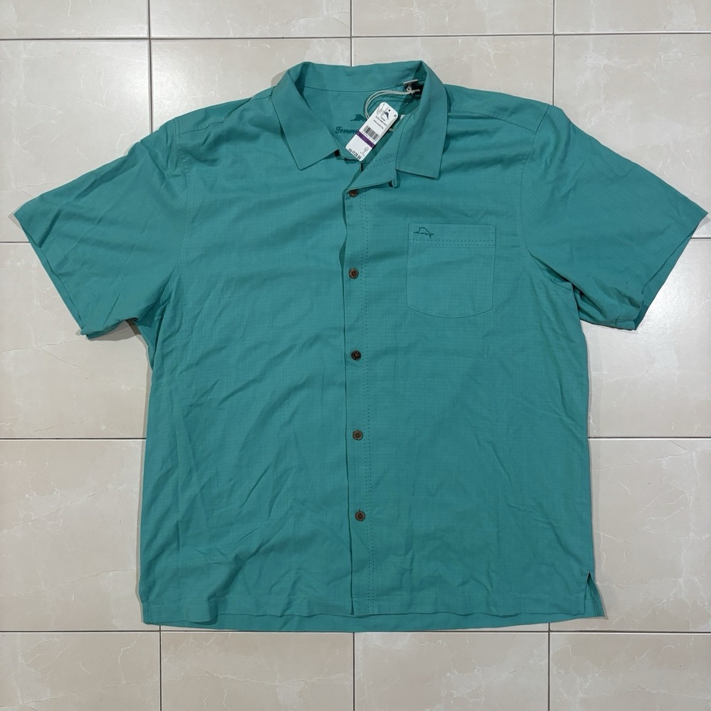 Tommy Bahama Coastal Breeze Button Shirt Men 2XL Island Zone NEW MSRP $128 Loop